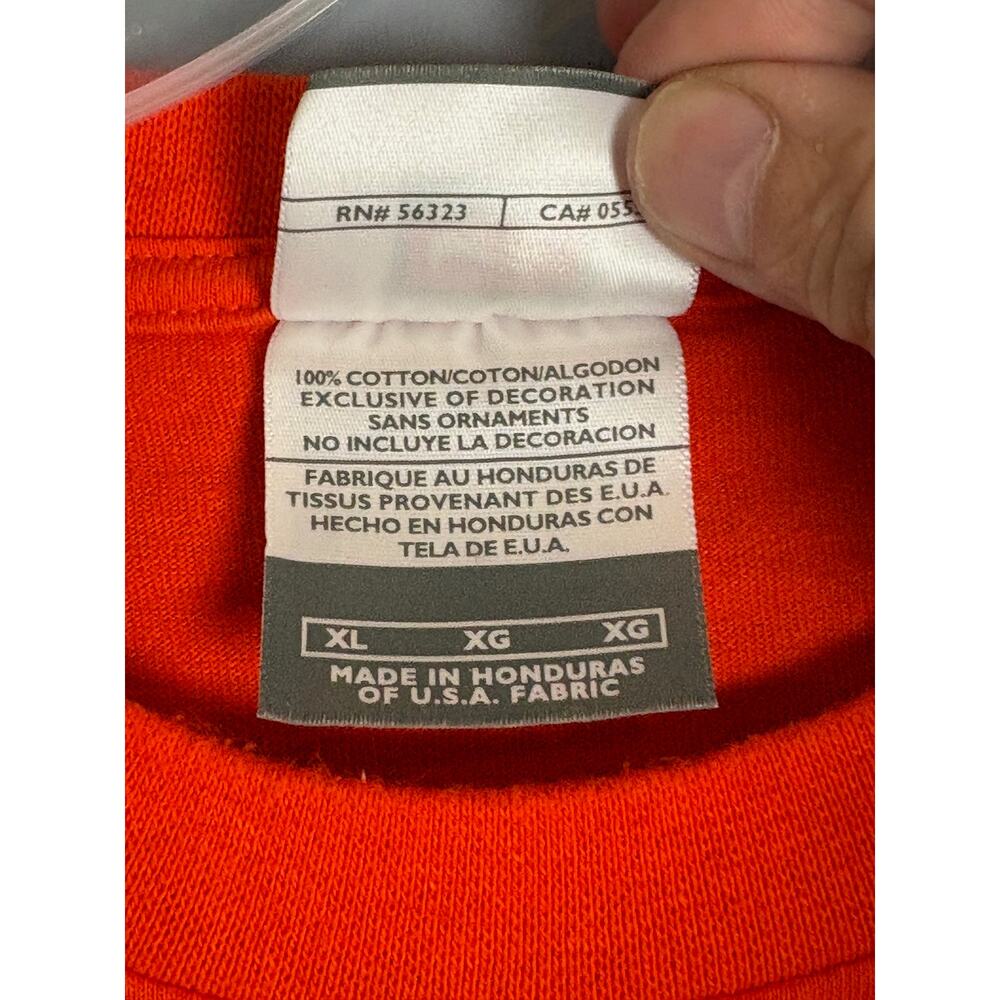 Nike Men’s Nederland Orange Red White Blue Jersey Tee - Picture 3 of 6